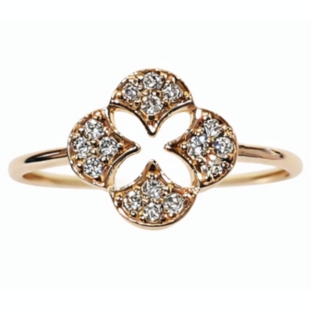 bague eclat de trefle