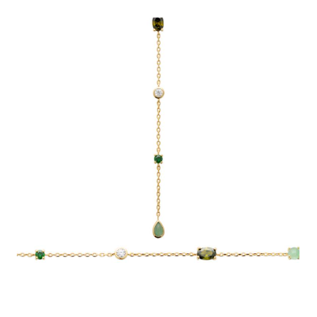 Collier « Rosée Verte »