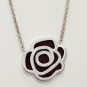 Collier femme rose  Touche du Bois